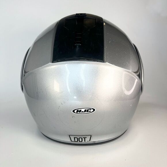 HJC IS-MAX BT Motorcycle Modular Helmet Silver Black Medium No Visor See DESC - Picture 4 of 13